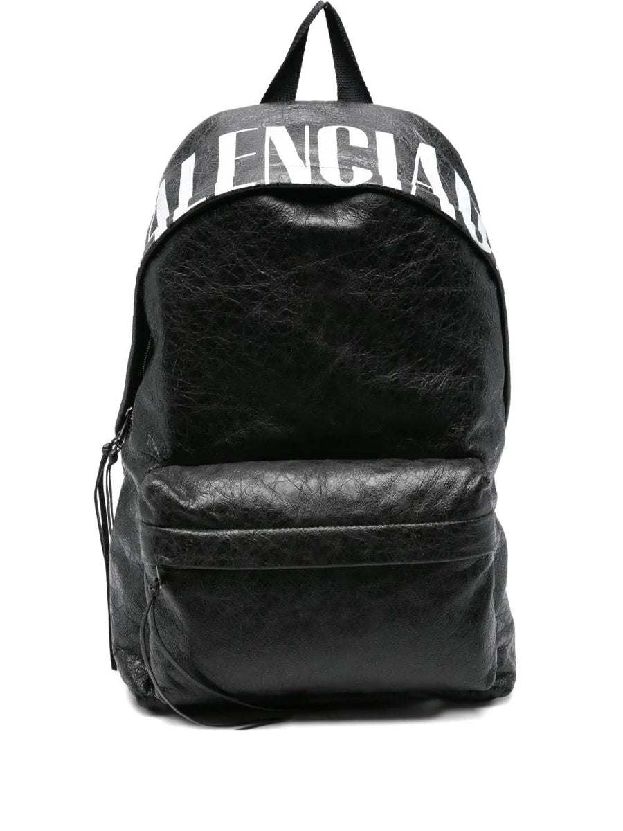 Balenciaga backpacks luxury designer piece front view