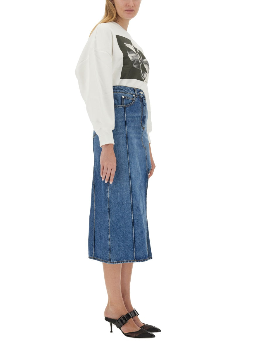 Alexander McQueen premium skirts detail and craftsmanship close-up
