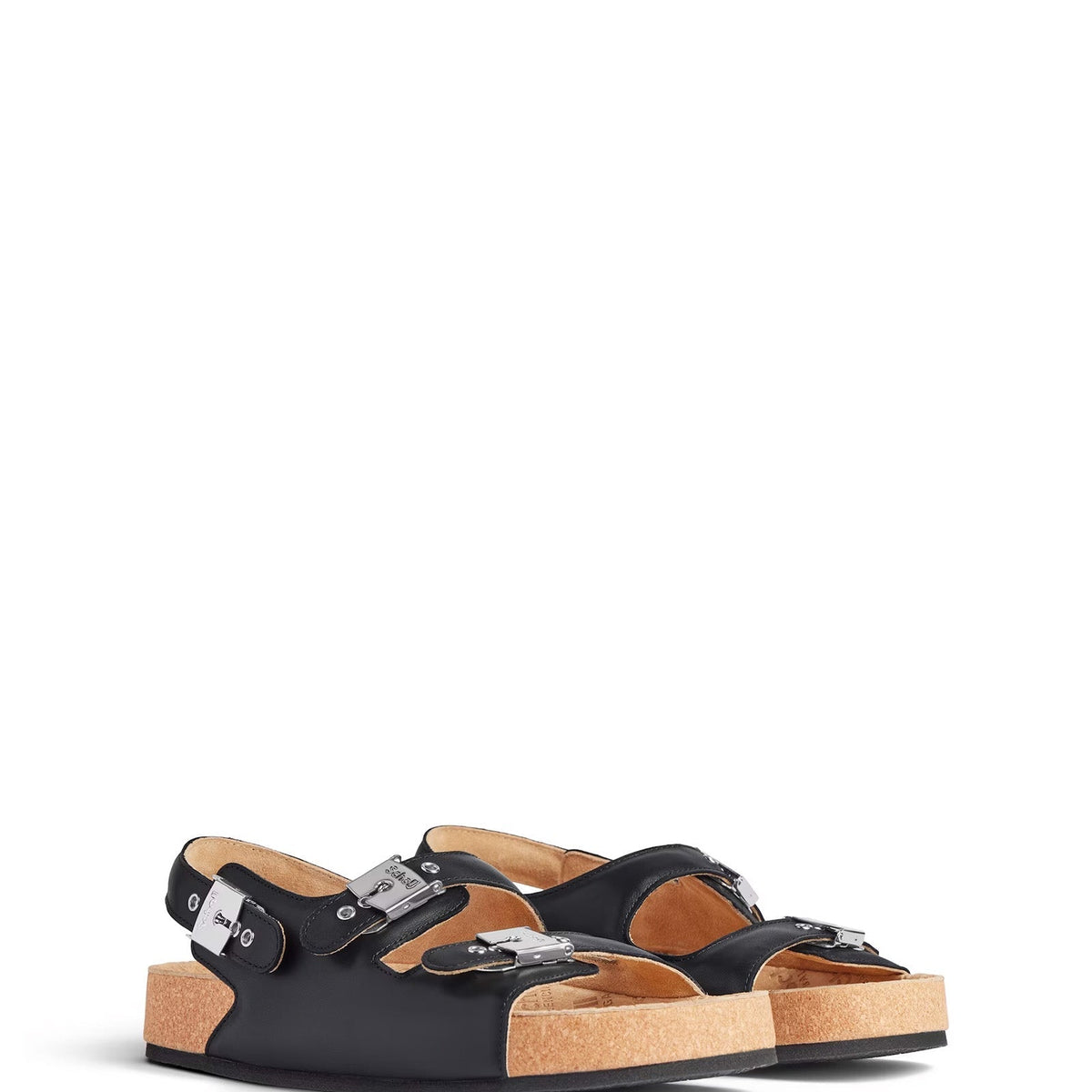 Balenciaga Shoes BALENCIAGA Elegant 100% Leather Sandals for Women Premium Designer Casual Shoes