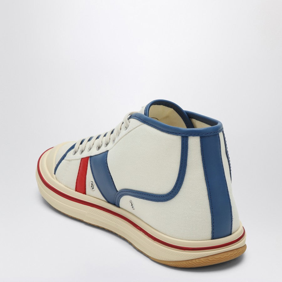 Bottega Veneta Shoes - Bottega Veneta Men Eliot Sneakers In White Red Blue Luxury Lifestyle Designer Footwear