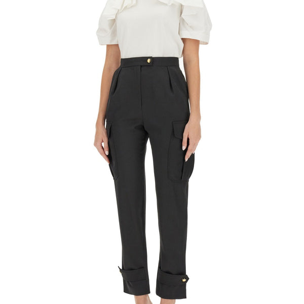 Alexander McQueen Pants? Alexander Mcqueen Women Military Pants Tailored Everyday Designer Pants