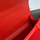 Refined Faux Leather Handbag - Premium Craftsmanship Detailing | Women's Fashion Handbag #556 - texture close-up (image 9) of designer-inspired handbag