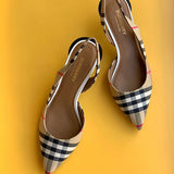 Sleek Vegan Leather Shoes - Smooth Faux-Leather Finish | Women's Everyday Fashion Shoes #1520 - product detail shot (image 10) of designer-inspired shoes