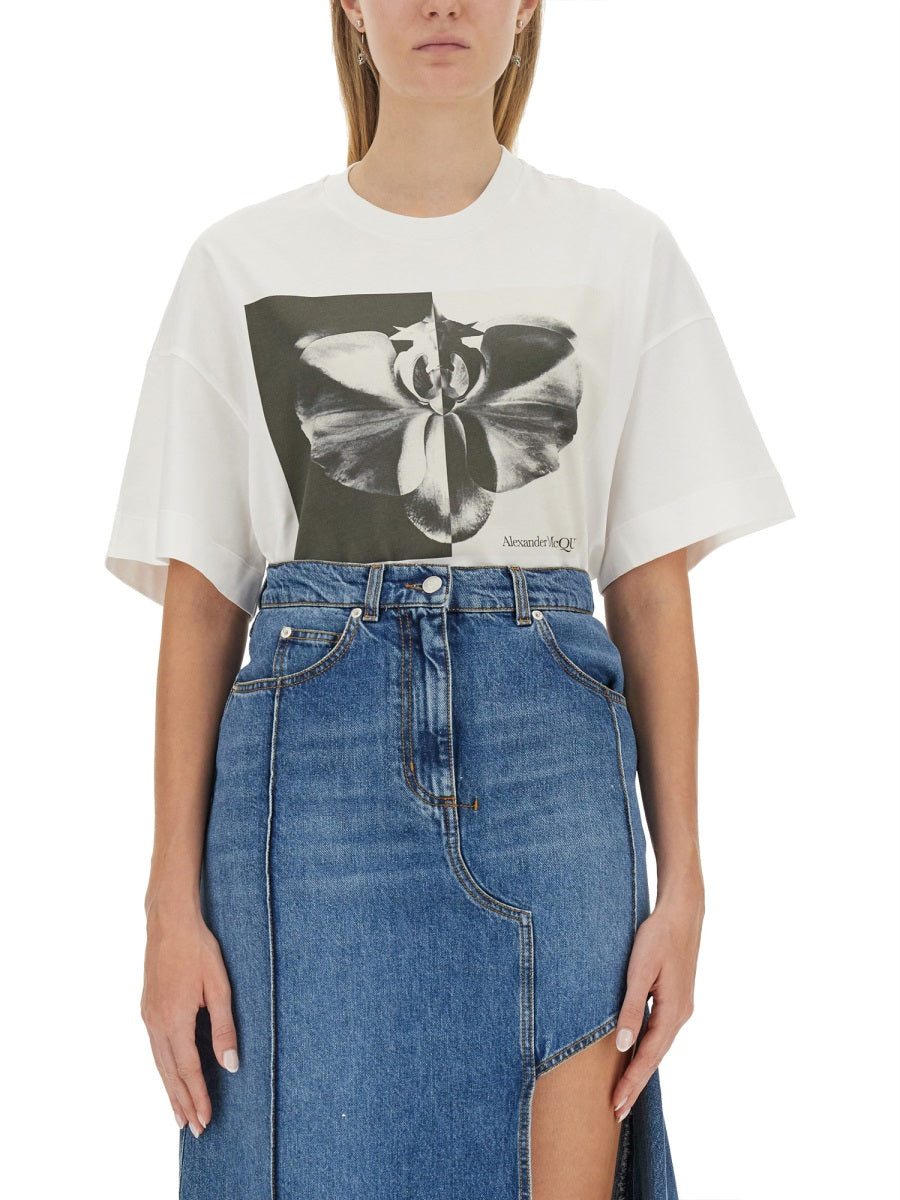 Alexander McQueen tee shirts luxury designer piece front view