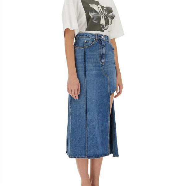 Alexander McQueen T-Shirts? Alexander Mcqueen Women Photographic Orchid T-Shirt Premium Designer Cotton T-Shirt