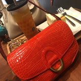 Close-up detail of curated bag design