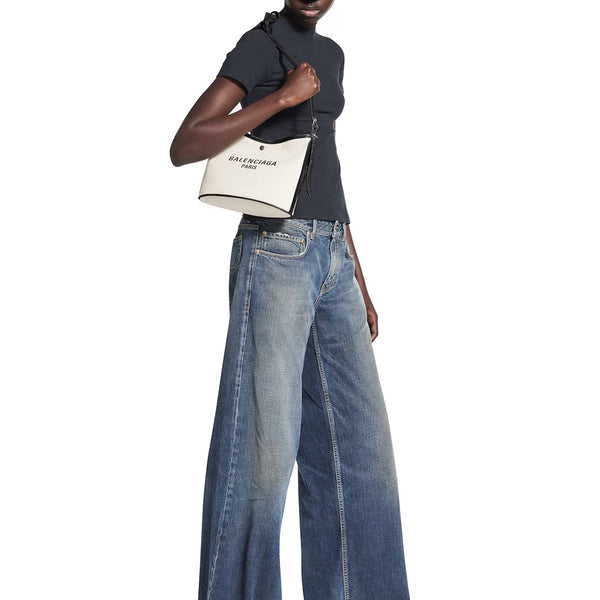 Balenciaga Bags- BALENCIAGA Canvas Shoulder Handbag - 24 CM x 20 CM Premium Designer Shoulder Bag