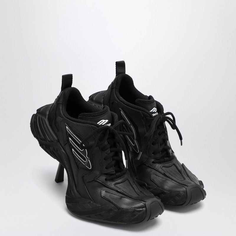Balenciaga Shoes? BALENCIAGA Worn Effect Heeled Sneaker for Women Premium Designer Casual Shoes