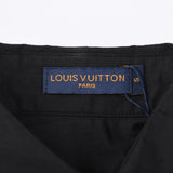 Front view of Louis Vuitton luxury clothing with streetwear-inspired cut