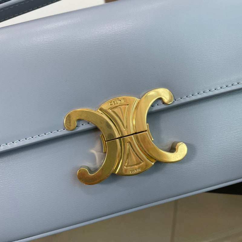 Top view of polished refined women's handbag – women's luxury handbag