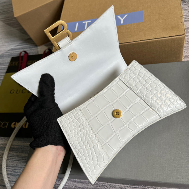 Bold Faux Leather Handbag - Sleek Minimalist Lines | Women's Fashion Handbag #283 - alternate angle view (image 8) of designer-inspired handbag