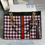 Front view of modern everyday-luxe women's handbag – women's statement bag