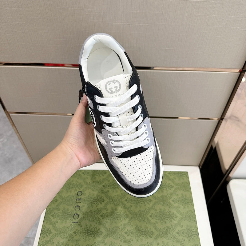 Gucci clean off-white luxury sneakers view 7 premium leather build