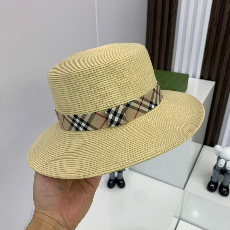 Angled view of Burberry unisex cap