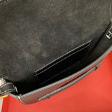 Handle and strap detail of polished statement women's handbag – women's premium purse