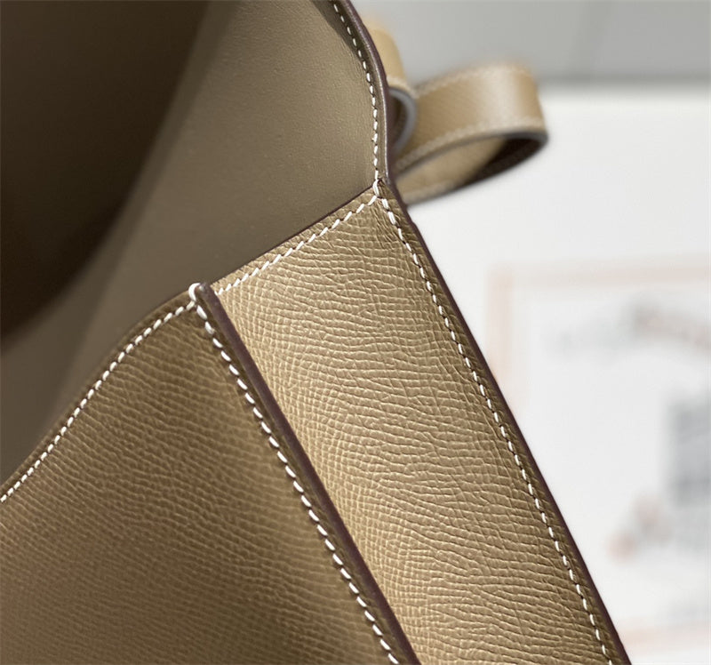 Close-up detail of streamlined bag design