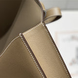 Close-up detail of streamlined bag design