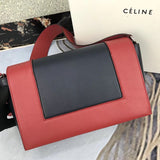 Back view of statement modern women's handbag – women's statement bag