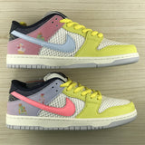 Nike sneakers detailed view showing premium designer craftsmanship
