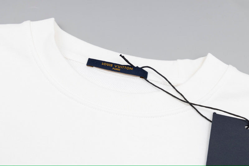 Full styled look of Louis Vuitton luxury clothing with streetwear-inspired cut