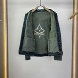 Front view of Louis Vuitton luxury clothing with streetwear-inspired cut