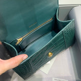 Polished Faux Leather Handbag - Smooth Faux-Leather Exterior | Women's Everyday Carry Handbag #580 - alternate angle view (image 8) of designer-inspired handbag