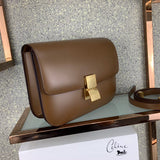 Close-up detail of modern classic women's handbag – women's luxury accessory