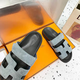 Hermes sandals Style 163 - top view showing design