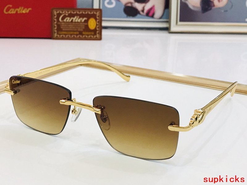 Lifestyle view of Cartier unisex sunglasses