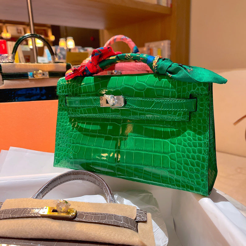 Interior view of polished premium bag