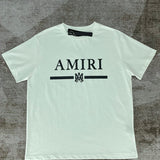 Amiri luxury t-shirt detail shot