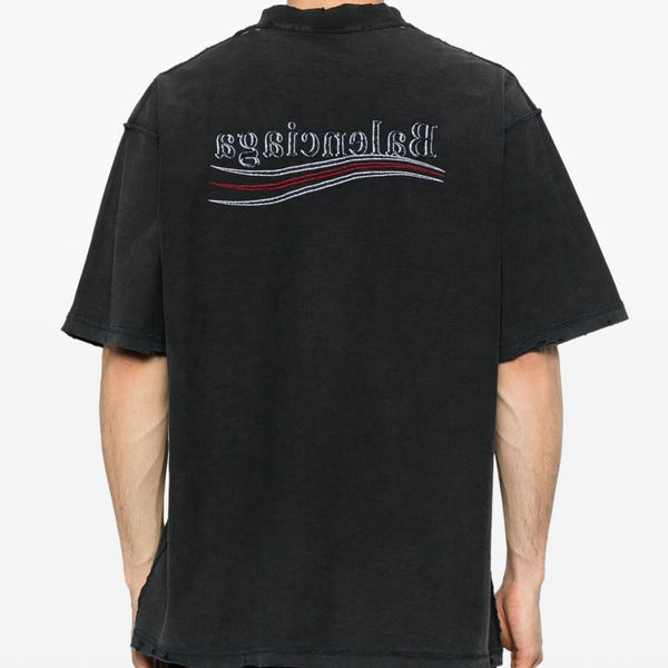 Balenciaga T-Shirts- BALENCIAGA Inside-Out Large T-Shirt Casual Everyday Designer Tee