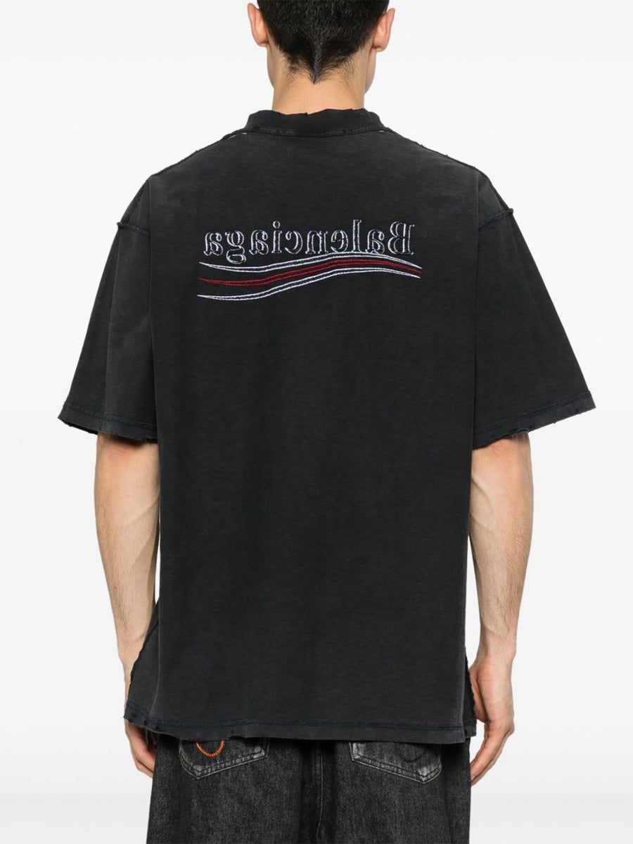 Balenciaga T-Shirts? BALENCIAGA Inside-Out Large T-Shirt Casual Everyday Designer Tee