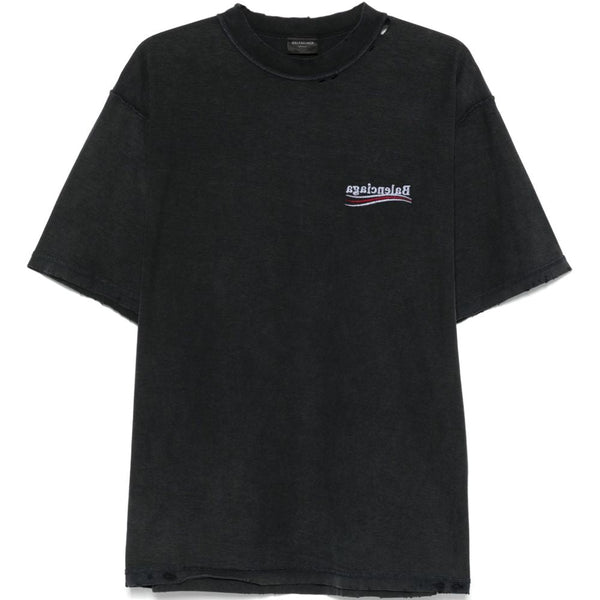Balenciaga T-Shirts- BALENCIAGA Inside-Out Large T-Shirt Casual Everyday Designer Tee