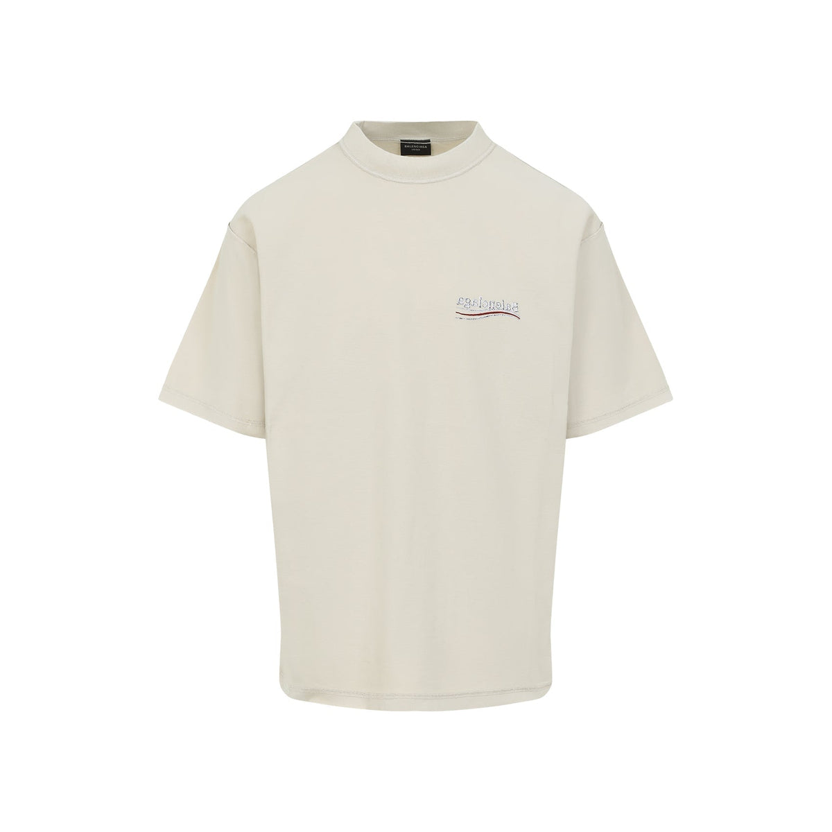 Balenciaga T-Shirts? BALENCIAGA Political Campaign T-Shirt with Distressed Details - Men Casual Everyday Designer Tee