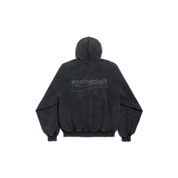 Balenciaga Hoodies? BALENCIAGA Large Zip-Up Hoodie for Men Comfortable Luxury Streetwear Hoodie