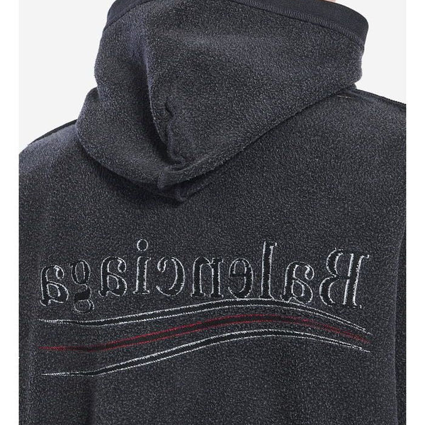 Balenciaga Hoodies- BALENCIAGA Large Zip-Up Hoodie for Men Comfortable Luxury Streetwear Hoodie