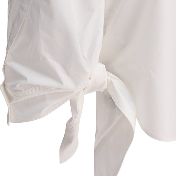 Balenciaga Tops- BALENCIAGA Blouse with Knotted Cuffs Elegant Everyday Designer Top