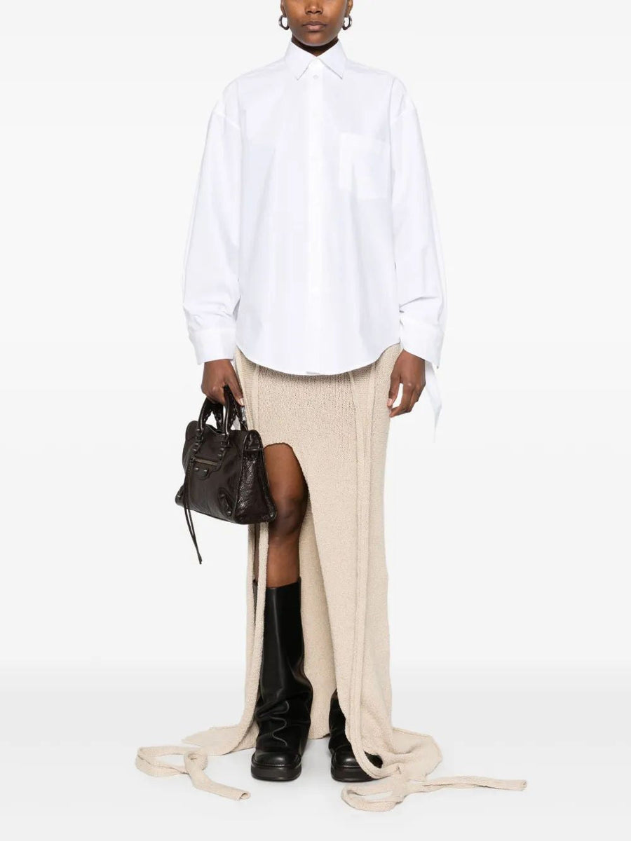 Balenciaga premium shirts detail and craftsmanship close-up