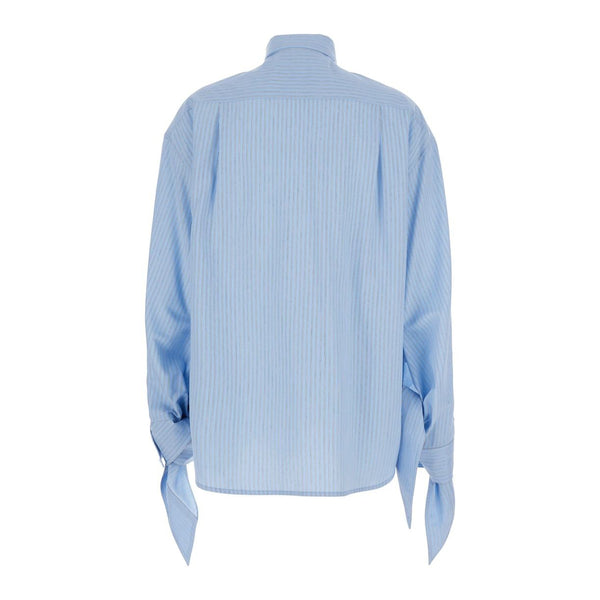 Balenciaga Tops- BALENCIAGA Knot-Detail Cuff Blouse Premium Designer Casual Top