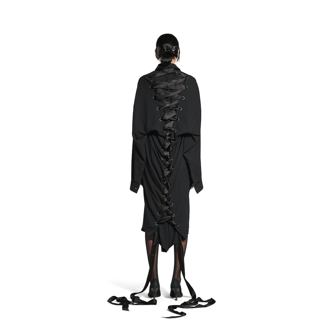 Balenciaga dresses side profile designer luxury fashion