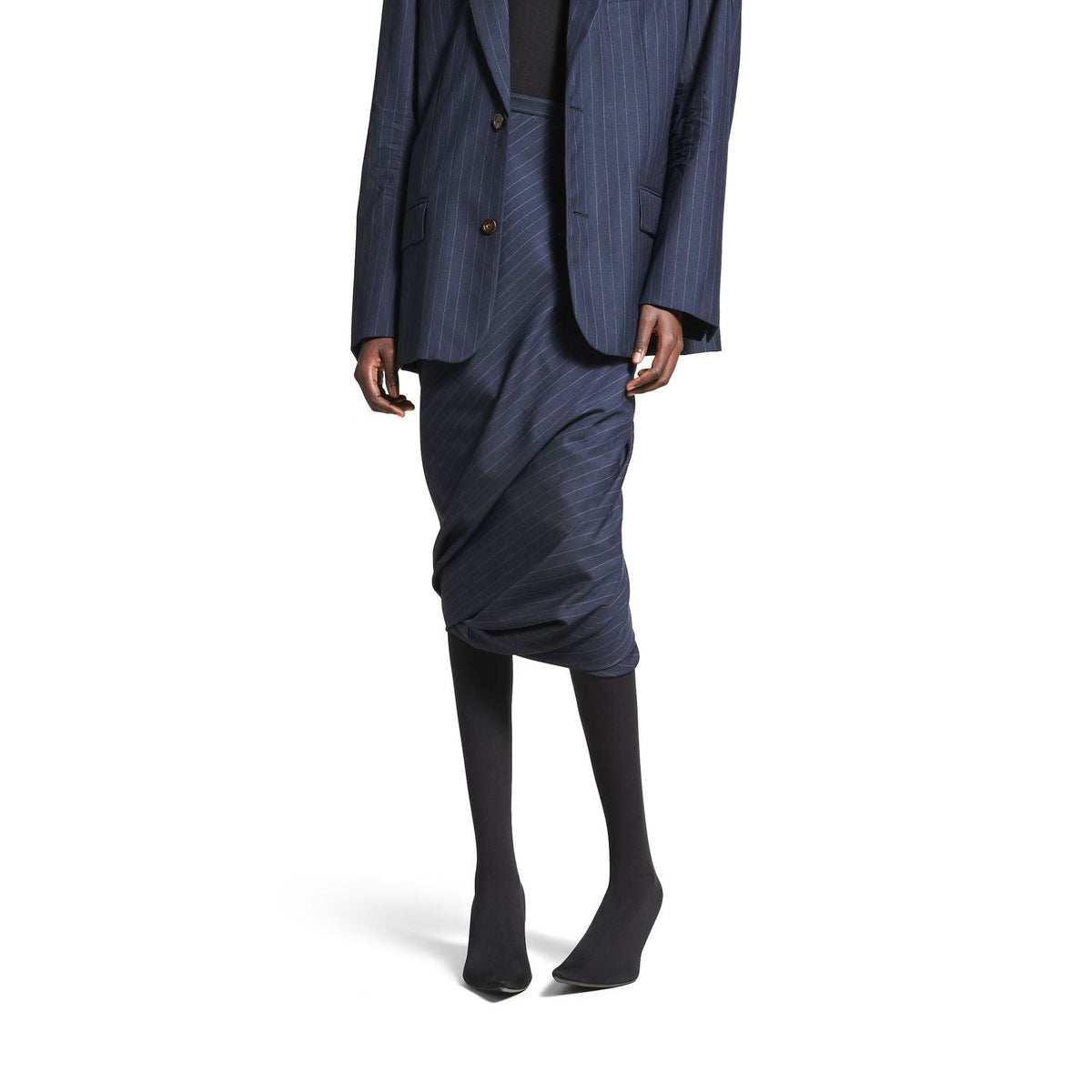 Balenciaga skirts side profile designer luxury fashion