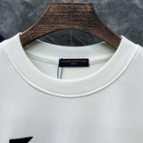 Front view of Louis Vuitton luxury clothing with tailored silhouette
