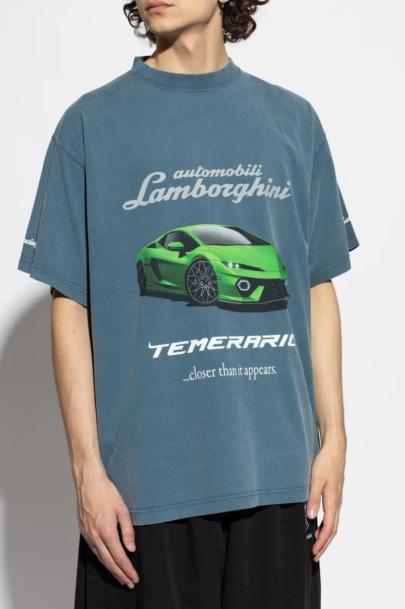 Balenciaga premium t-shirts & tops detail and craftsmanship close-up