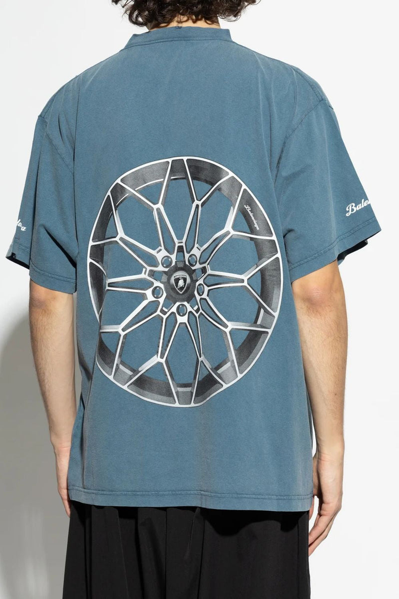 Balenciaga T-Shirts? BALENCIAGA Oversized T-Shirt for Men - FW25 Collection Premium Designer Cotton T-Shirt