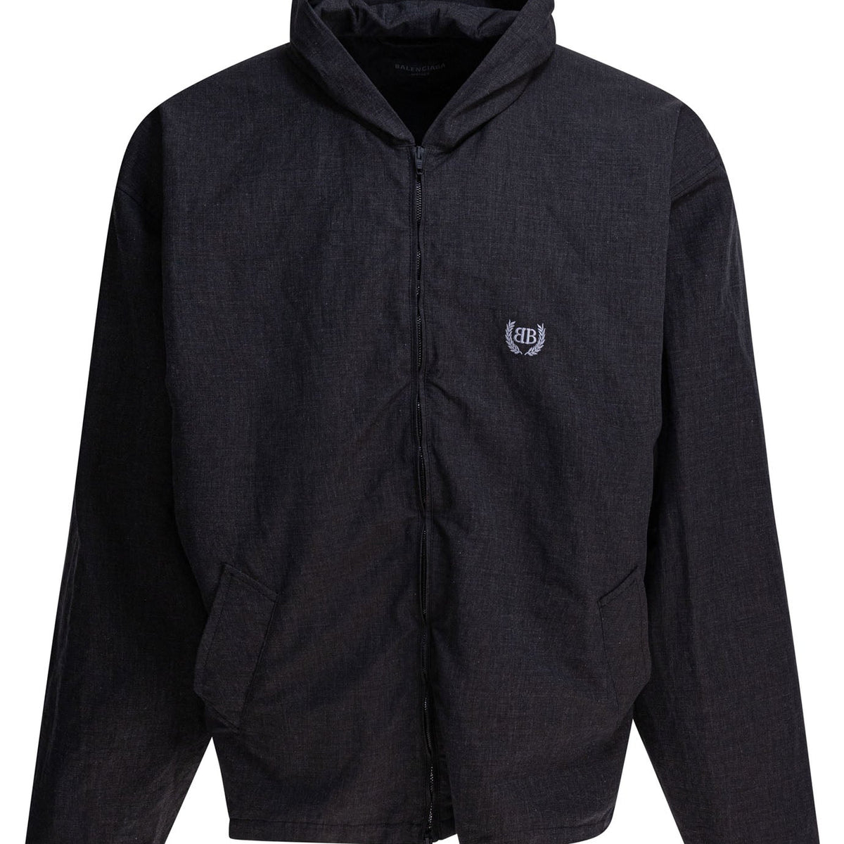 Balenciaga Jackets? BALENCIAGA Hooded Zip-Up Jacket for Men - FW25 Stylish Everyday Designer Outerwear