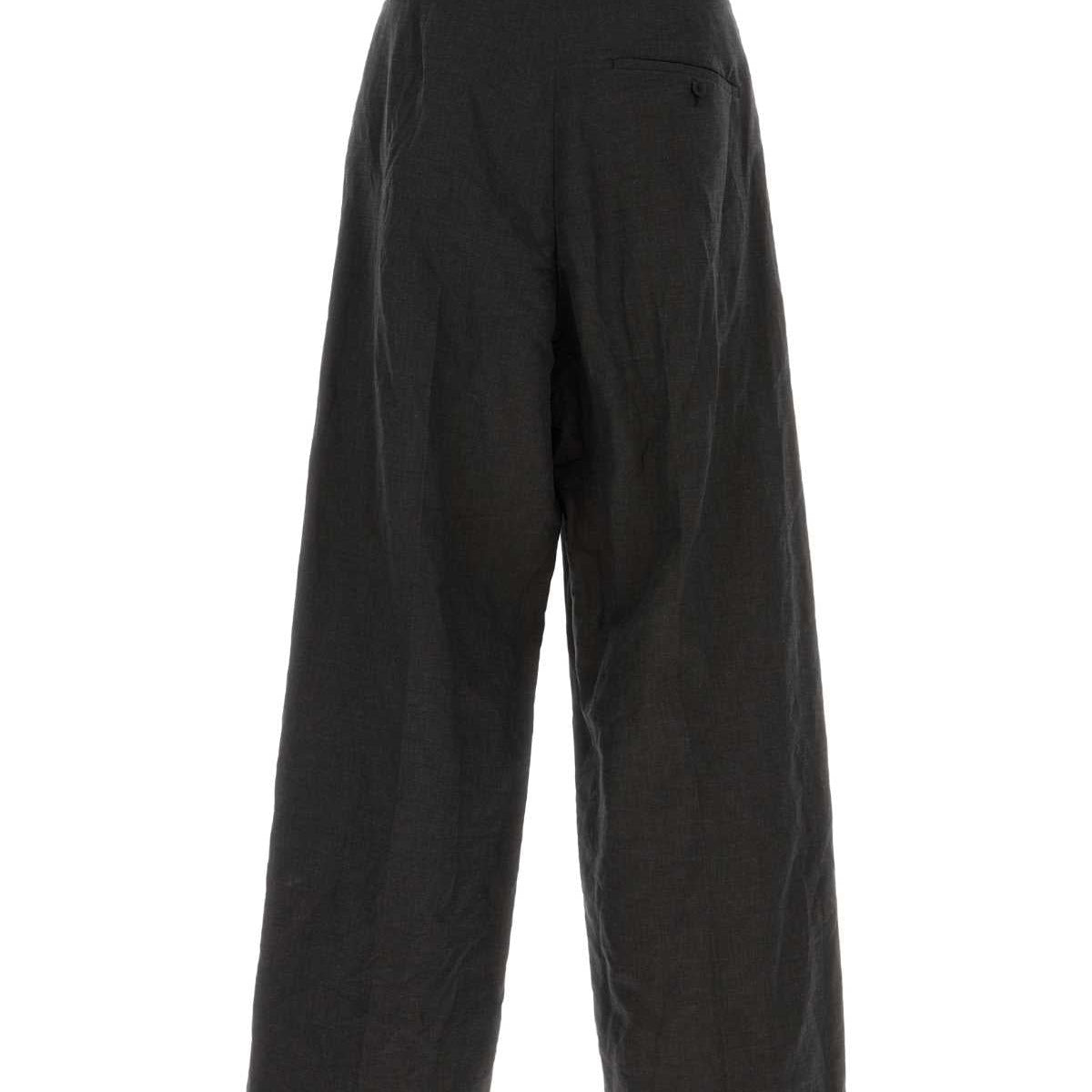 Balenciaga Pants- BALENCIAGA Luxe Large Fit Linen Blend Pant Premium Designer Casual Trousers