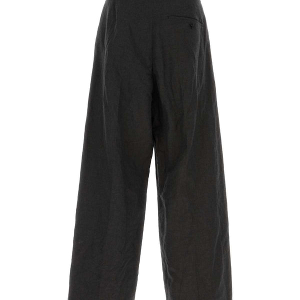 Balenciaga Pants- BALENCIAGA Luxe Large Fit Linen Blend Pant Premium Designer Casual Trousers