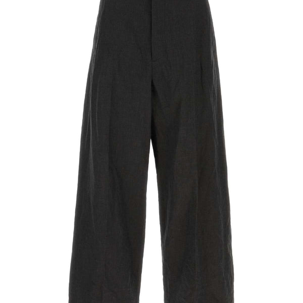 Balenciaga Pants? BALENCIAGA Luxe Large Fit Linen Blend Pant Tailored Everyday Designer Pants
