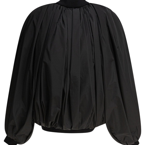Balenciaga Jackets- BALENCIAGA Draped Bomber Jacket for Women Luxury Designer Outerwear Jacket